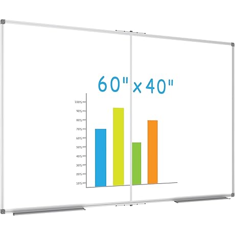 JILoffice Foldable 60x40 Inches Giant Whiteboard