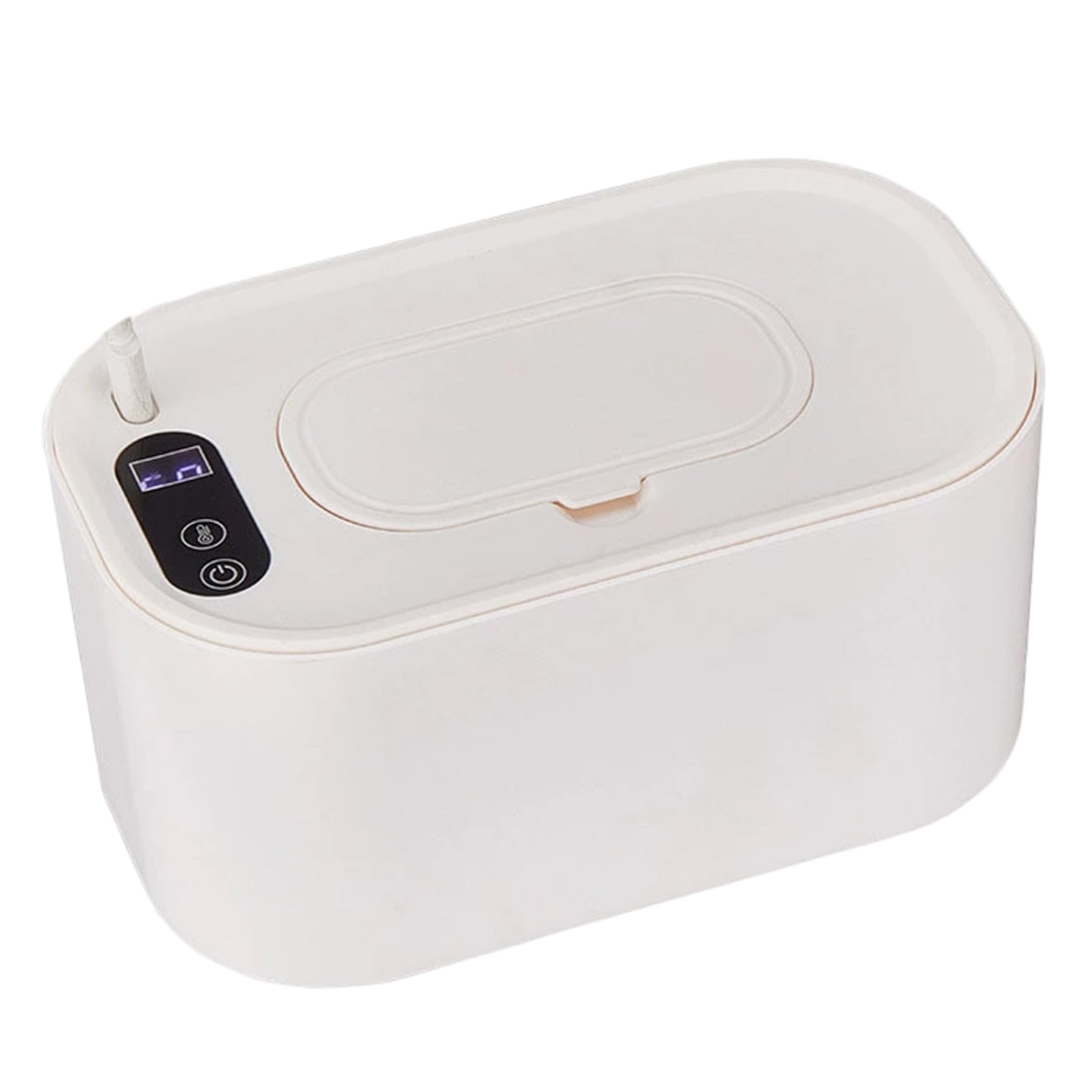 Baby Wipe Warmer, 40-60° Temperature Adjustable Wipe Warmer with LED Display, Portable Baby Wipes Dispenser for Home Office Car Travel