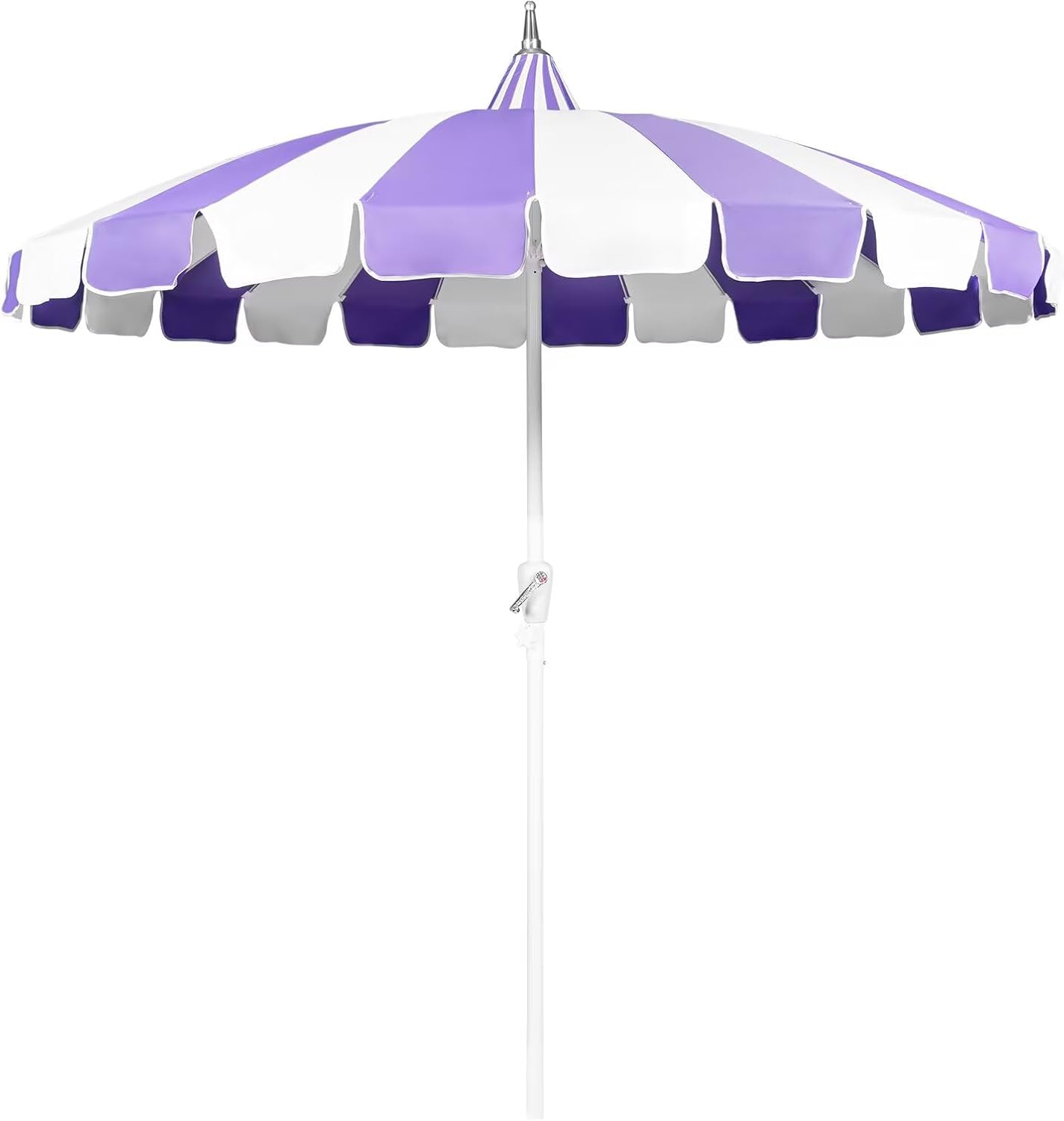 8Ft Patio Pagoda Umbrella, UV Protect Pool Umbrellas with Heavy Duty Pole, Outdoor Market Umbrella for Holiday Garden Backyard