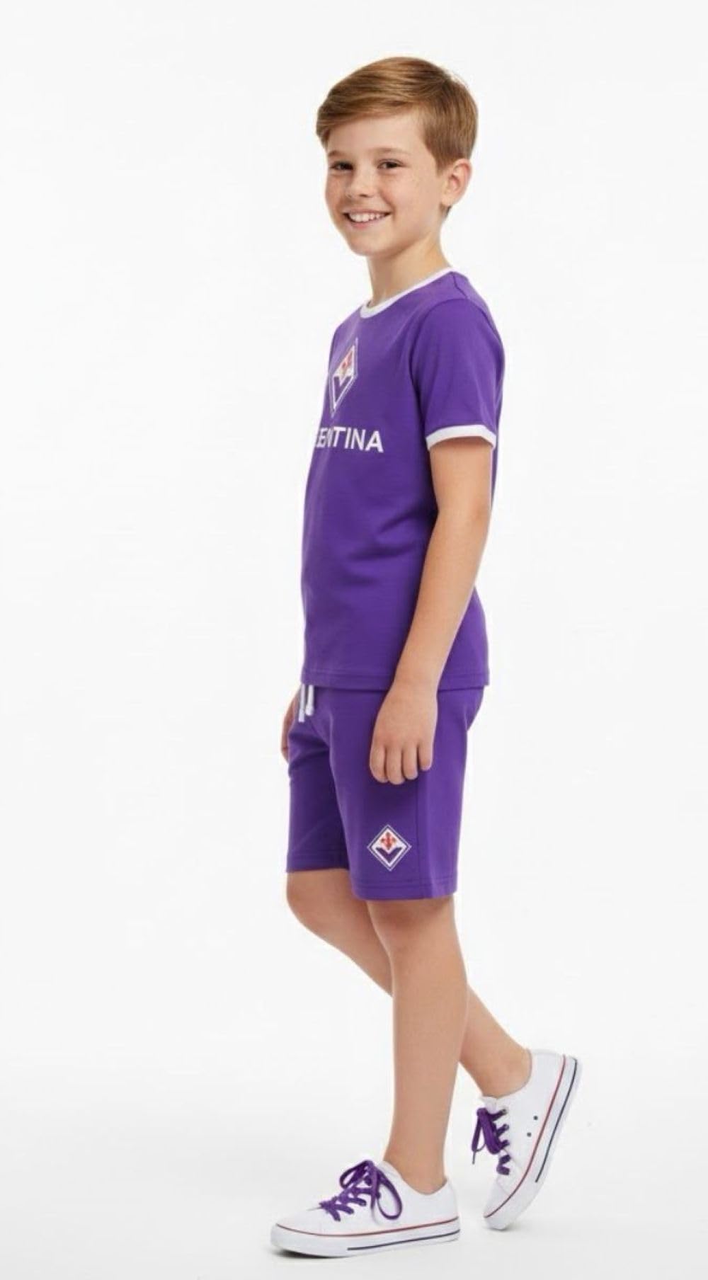 ACF Fiorentina set tshirt e pantaloncini kid