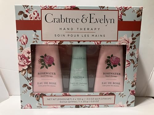 Crabtree & Evelyn Rosewater & Goatmilk Hand Therapy Gift Set