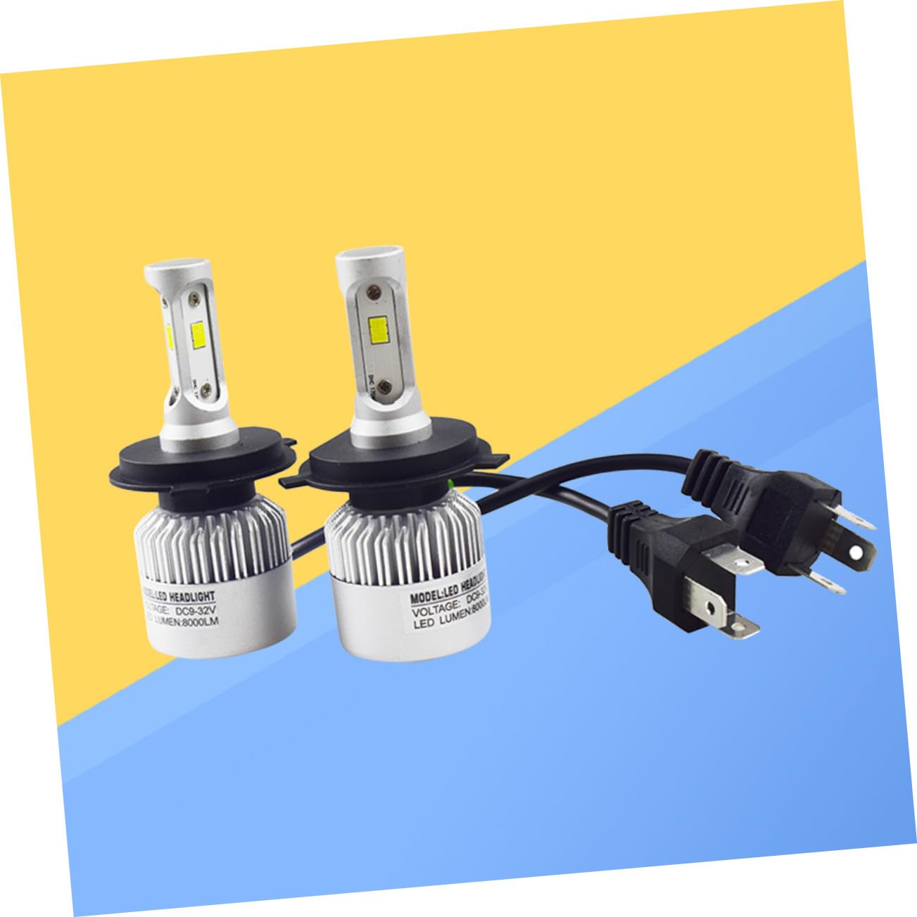 Générique 2 pièces Ampoule LED Csp pour Voiture Pack Refroidissement Rapide Étanche Longue Durée Remplacement Halogène Éclairage Auto Performant