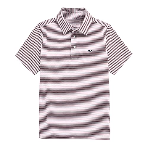 Image of Vineyard Vines Kids Bradley Stripe Sankaty Polo (Toddler /Little Kids /Big Kids)