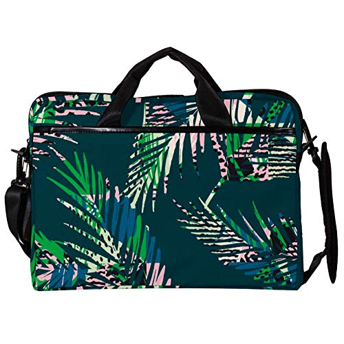 Portafolios ordenador 14 pulgadas y maletín bandolera para portátil 15.4" Tropical Leave