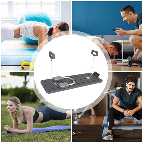 Pilates Reformer multifuncional con sistema de entrenamiento abdominal 4
