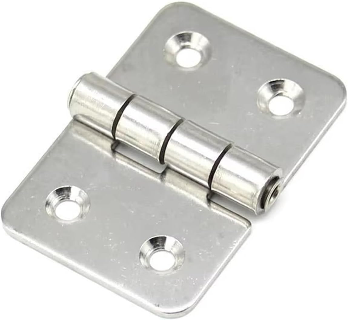 304 Stainless Steel Ordinary Rotating Bearing Cabinet Door Hinge 1Pcs
