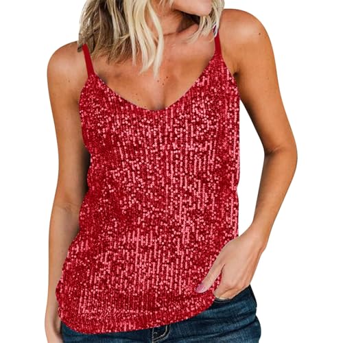Camiseta de lentejuelas sexy mujer blusa brillante fiesta discoteca