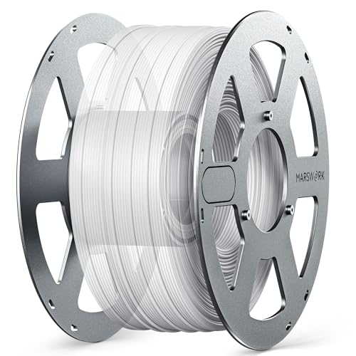 MarsWork 3D Printer Filament Reusable Aluminum Spool, Compatible with 1kg, 1.75mm PLA/TPU/ABS/PETG Filament, Compatible with Bambu Lab Filament Refill – Sustainable Printing Solution(Without filament)