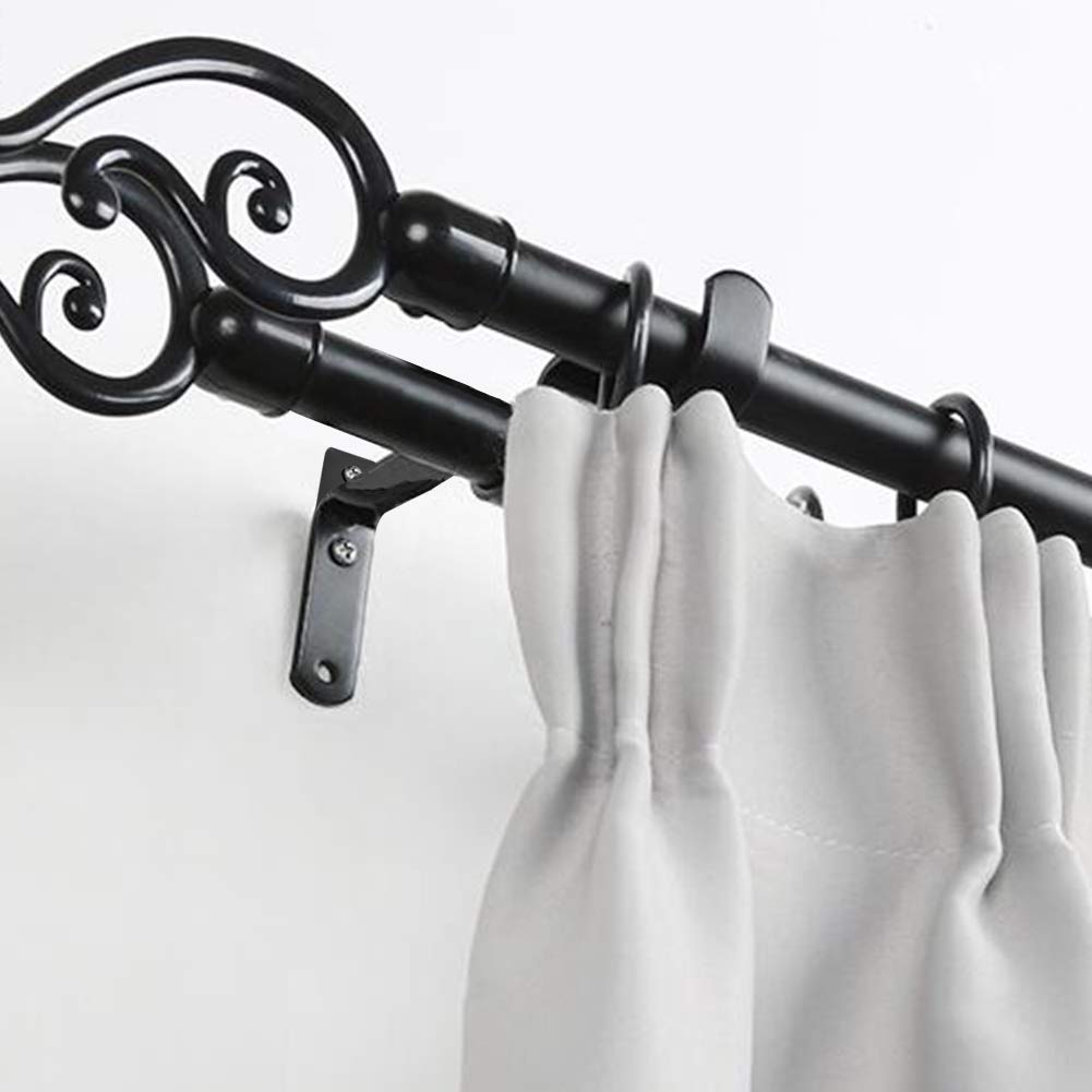 Lot De 8 Supports De Tringle à Rideaux Doubles Robustes Pour Tringles