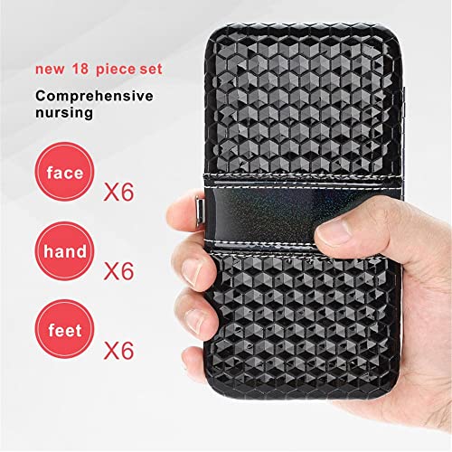 21 Peças/Lote Conjunto de Manicure em Aço Inoxidável Cortador de Unhas Profissional Kit de Ferrament