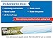Crystal Blue Pond & Lake Weed Cutter - 42 inch Wide Cutting Path, Includes 20 Foot Rope, Blade Sharpener & Safety Gloves - Remove Common Pond Weeds, Chara, Lilly Pads, Small Leaf & More