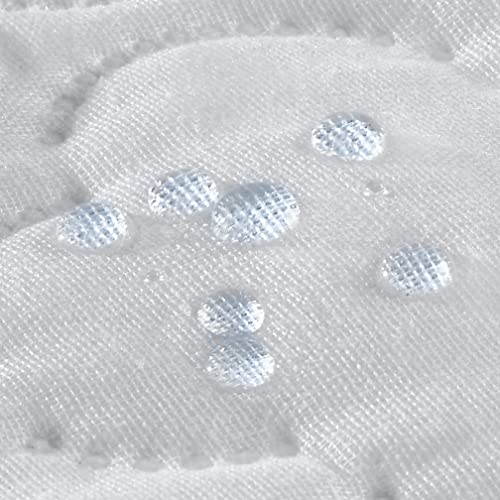 Image of Sealy Baby Antimicrobial Fitted Waterproof Infant Crib Mattress Protector Pad and Toddler Bed Cover, Designed to Neutralize Odors, Machine Washable and Dryer Friendly, 52 inch x 28 inch- White