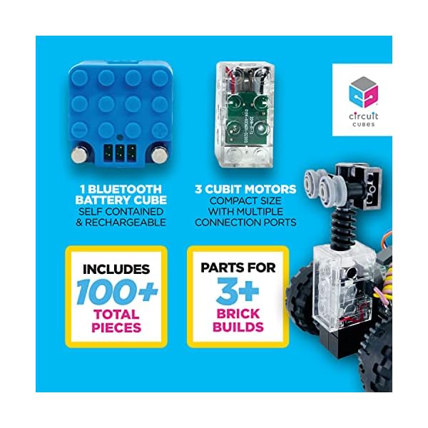 Circuit Cubes Space Rovers Kit – Remote Control Robotics Kit - STEM Learning Toy for Kids Age 8 and Up - Image 5