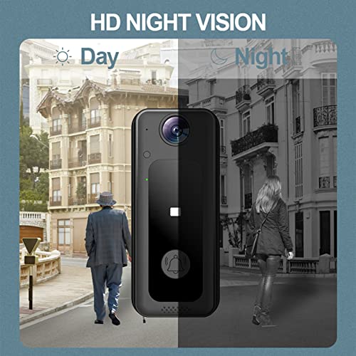 Sonnette de sécurité avec détection de mouvement précise et intercom vidéo HD grand angle - 6