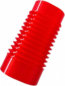 DDI Premium Red TPU Air Intake Connector for Nissan Hardbody D21, Frontier D22, Xterra KA24E KA24DE, Made in USA