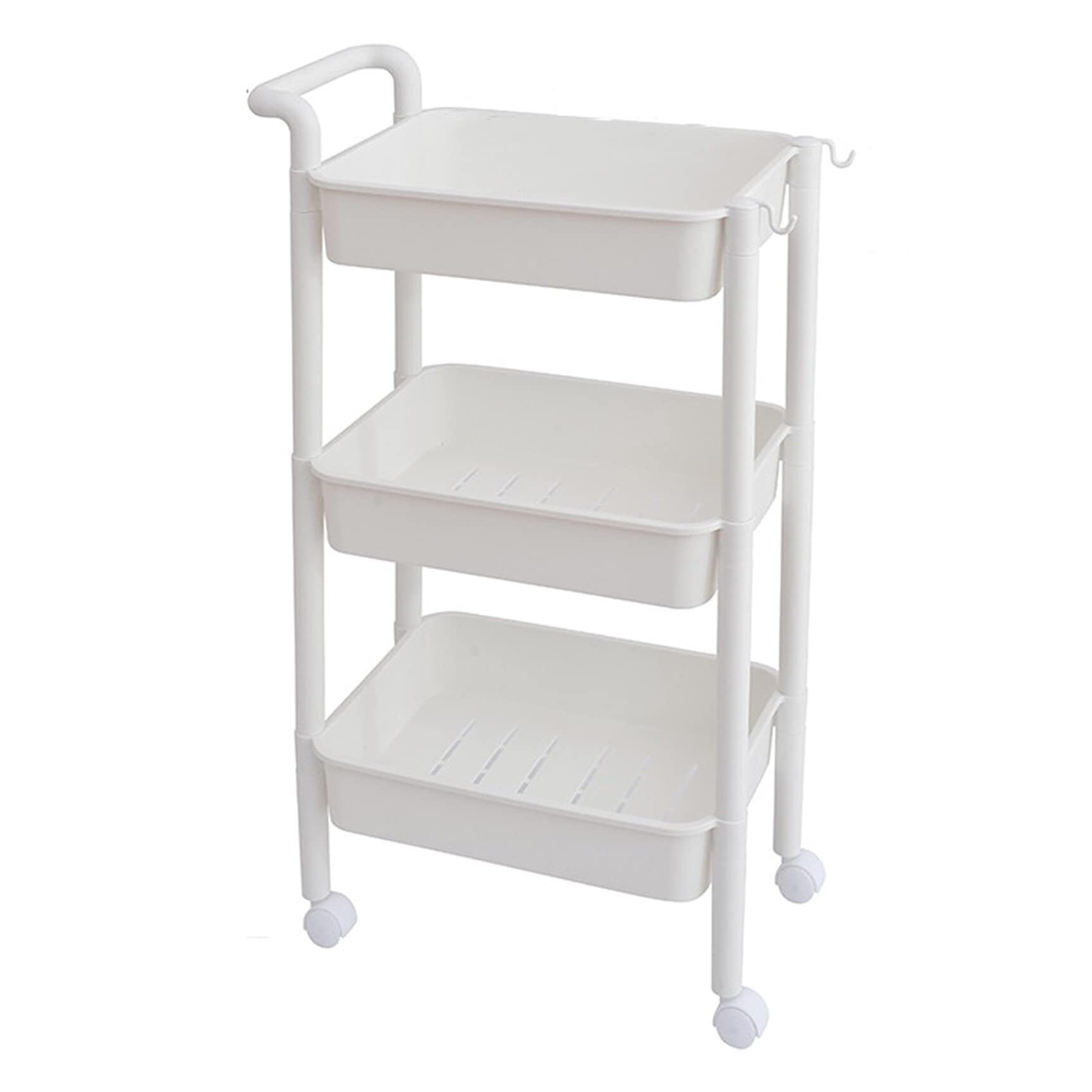 Carro Cocina Carro Auxiliar Carrito Cocina Carrito De Servicio Rodante Con Estante De Almacenamiento Móvil Con Ruedas, Carrito De Servicio Multifunción Para Cocina, Oficina Y Baño Carrito Auxiliar Car