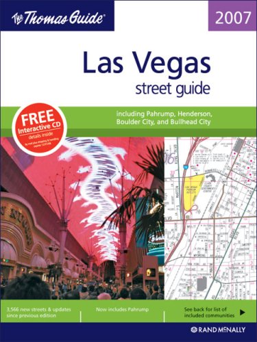 The Thomas Guide 2007 Las Vegas street guide including Pahrump, Henderson, Boulder City, and Bullhead City      Spiral-bound – January 1, 1882