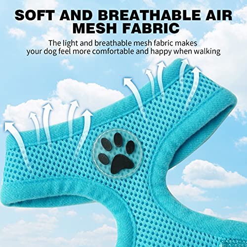 Bingpet Small Dog Harness - Breathable Mesh Puppy Cat Harnesses - No Pull Adjustable Dog Harness Dog Vest Harness For Small And Medium Dogs #TOP3