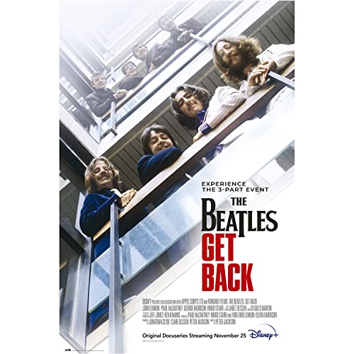 Grupo Erik The Beatles Get Back – Affiche murale enroulée 61 x 91,5 cm - Les Beatles, Paul McCartney, John Lennon, RIngo Starr, George Harrison Grupo Erik The Beatles Get Back – Affiche murale enroulée 61 x 91,5 cm