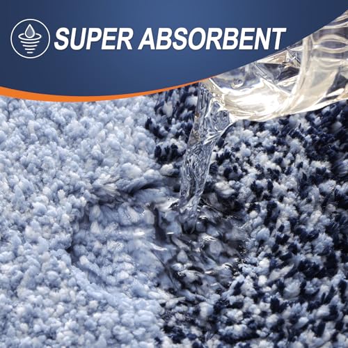 Olanly Luxury Bathroom Rug Set 2 Piece, Soft Absorbent Microfiber Bath Rugs And U-Shaped Contour Toilet Rug, Non-Slip Bath Carpet, Machine Wash Dry thumb #3