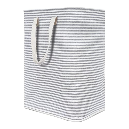 Signature Cotton Laundry Hamper, Laundry Storage Basket Foldable Laundry Basket with Handles, 72L Capacity Laundry Hamper Laundry Bag - Image 6