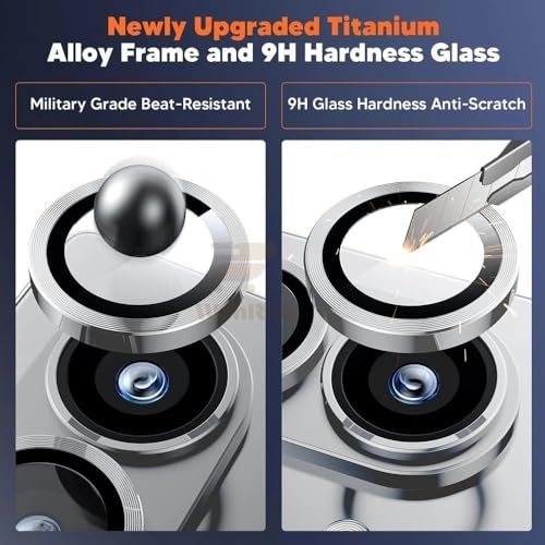 Image of Pack 4- Camera lens Protector Ring for Motorola Edge 70 5G Camera Tempered Glass Aluminum Alloy Rings, Ultra-HD Metal Frame- Black