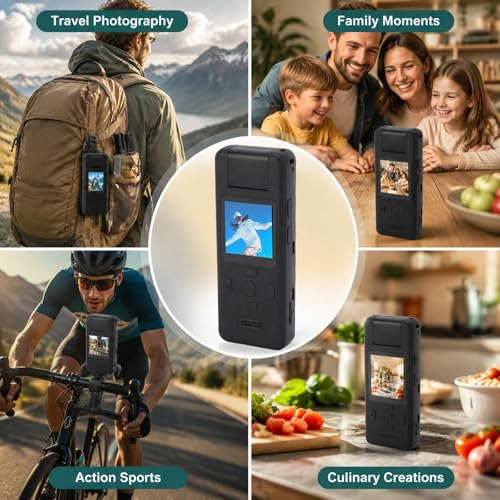 Caméra corporelle 4K pour filmer en mains libres sans rater aucun cadrage - 3