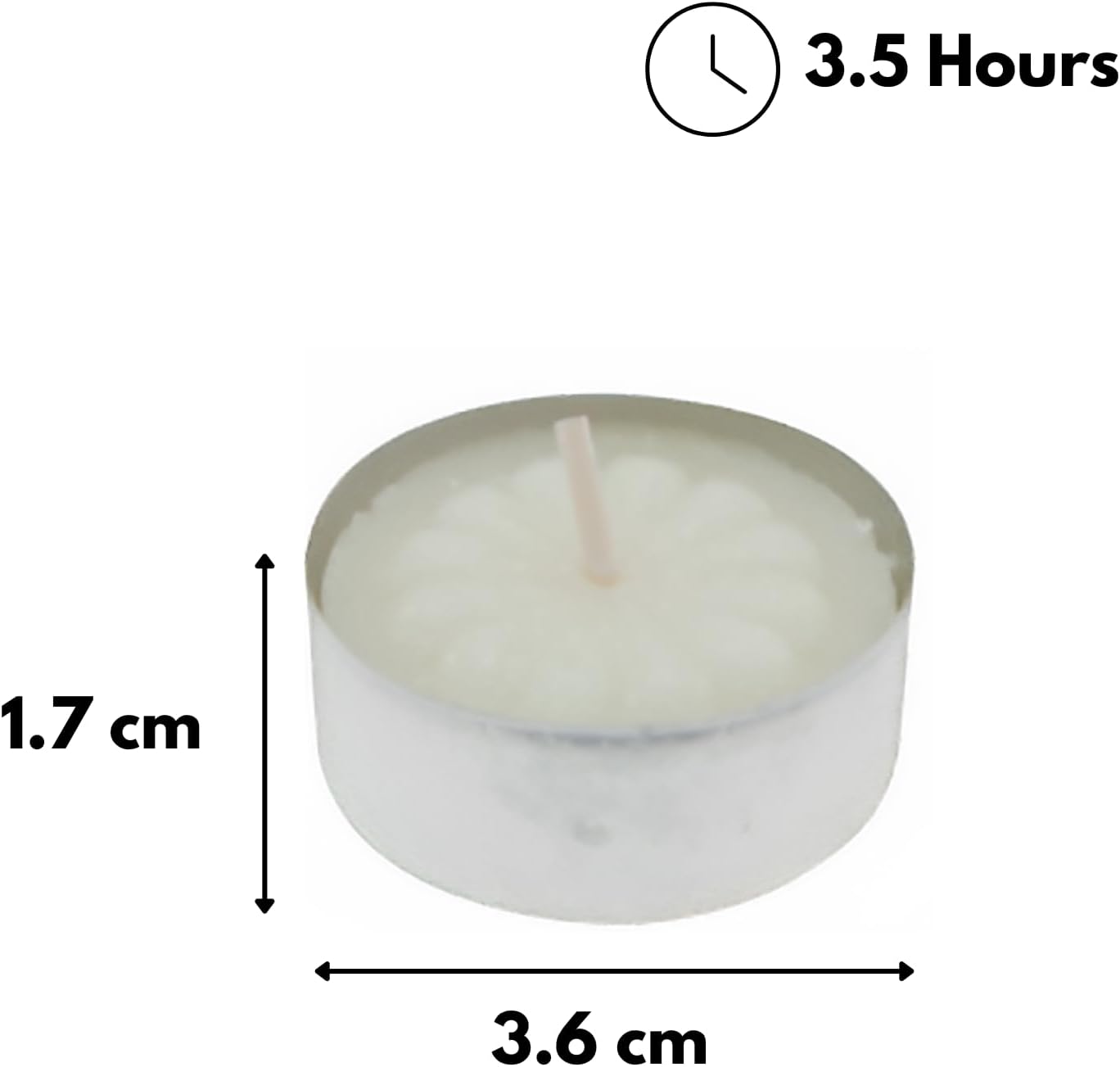 Scented Cotton tealights - 12 Pieces - Allergen