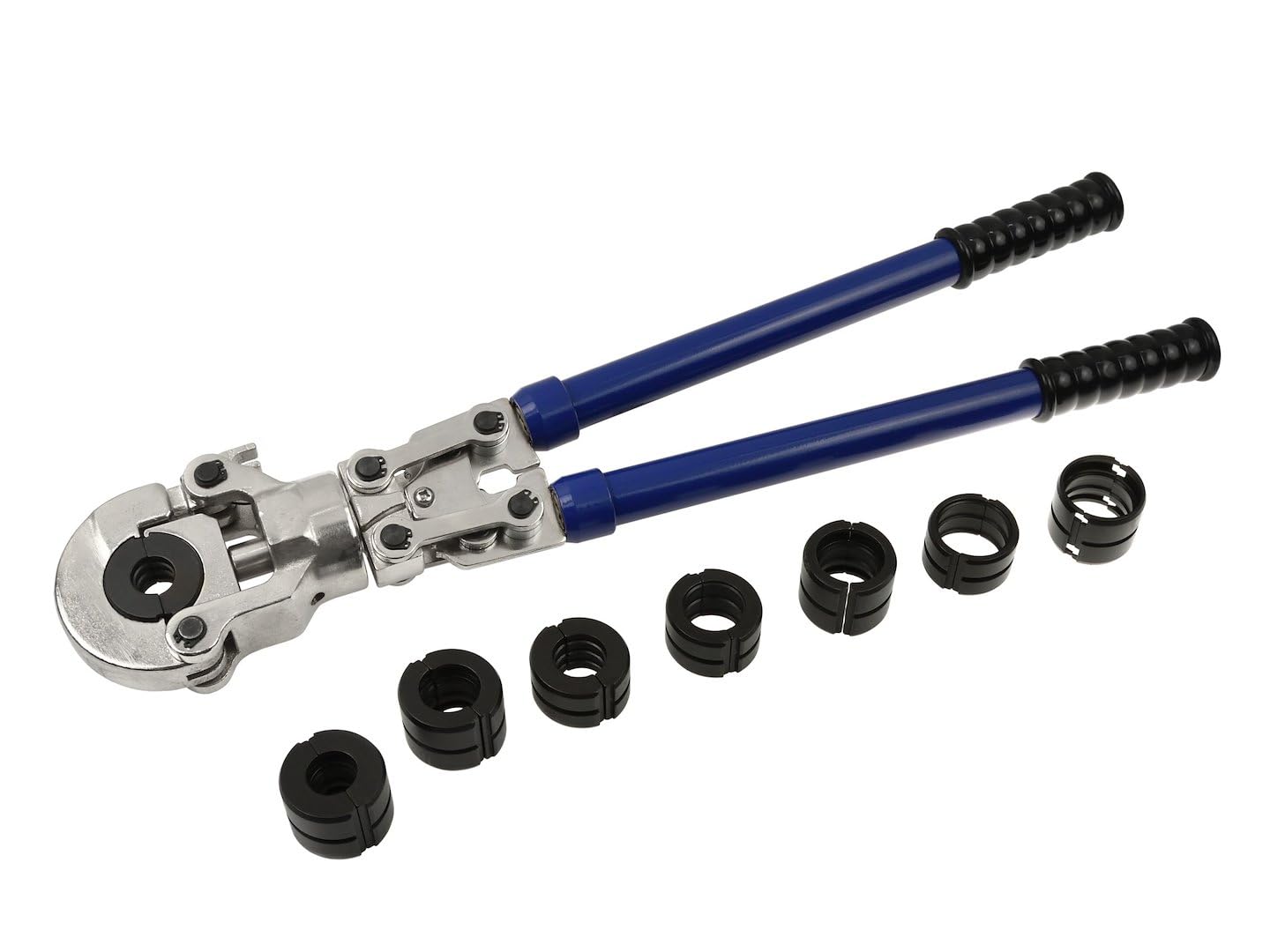 BSD Prensadora Hidráulica Profesional para Tuberías PEX-AL-PEX con 8 Mordazas Intercambiables - Conexiones Precisas de Multicapa 16-32 mm