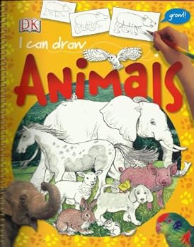 Paperback I Can Draw Animals - DK Book