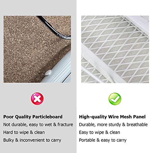 image for STORAGE MANIAC Tabletop Ironing Board with Iron Rest, All-Iron Frame &