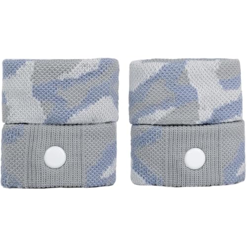 Image of P6 Motion Sickness Bands for Adults Wristbands for Anti Nausea Sea Cruise Travel Car Pregnancy Morning Sickness All-Natural Non Drowsy Relief Acupressure Treatment (2 Pack, Grey - Grey)