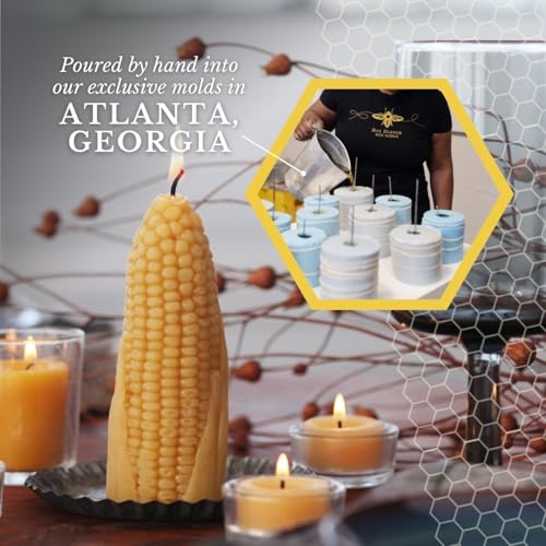 Big Dipper Wax Works Espiga de milho de cera de abelha 2x5, 1 EA