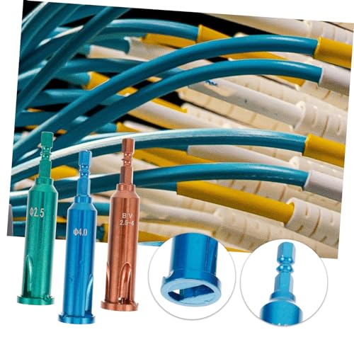 Dénudeur de câble pour perceuse Lurrose 4 ensembles d'outils de décapage en acier inoxydable