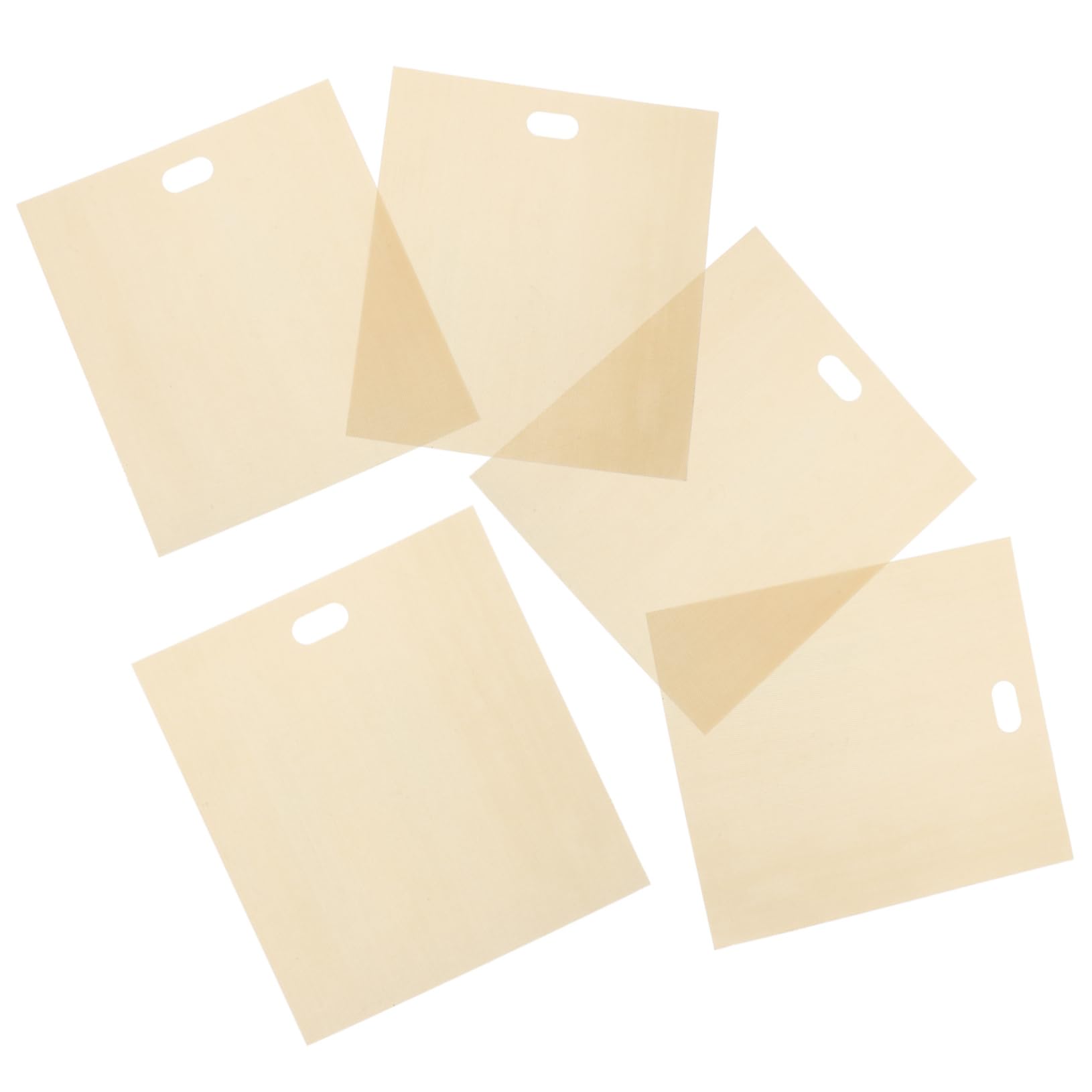 Ipetboom Microwave Toaster Sleeves 5pcs Reusable Heat Resistant Toast Bags for Grilled Cheese Oven and Sandwiches