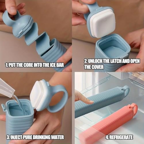 2Pcs Pull-Out Ice Cube Trays miniatura 3