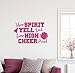 Produktbild Wandaufkleber Wall Sticker quotes 38"x24" Show Spirit Yell Loud Jump High Cheer Proud Megaphone Pom Poms Cheerleader Wall Decal Sticker Art Mural Home Decor Quote