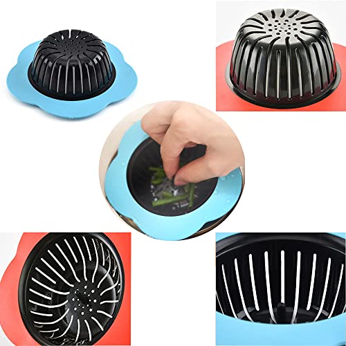 Set 4 coladores de silicona para fregadero miniatura 4