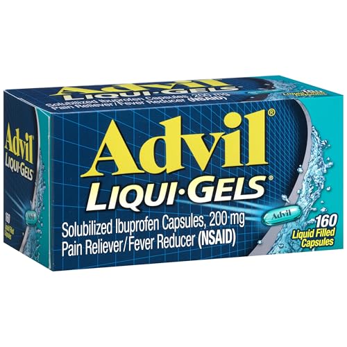 Advil Liqui-Gels Pain Reliever and Fever Reducer, Pain Medicine for Adults with Ibuprofen - image 1