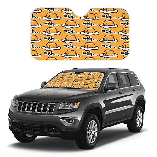Toluyoqu Anime Cute Car Windshield Sunshade Folding Sun Visor Protector Blocks Heat And Sun Keep Your Vehicle Cool #TOP3