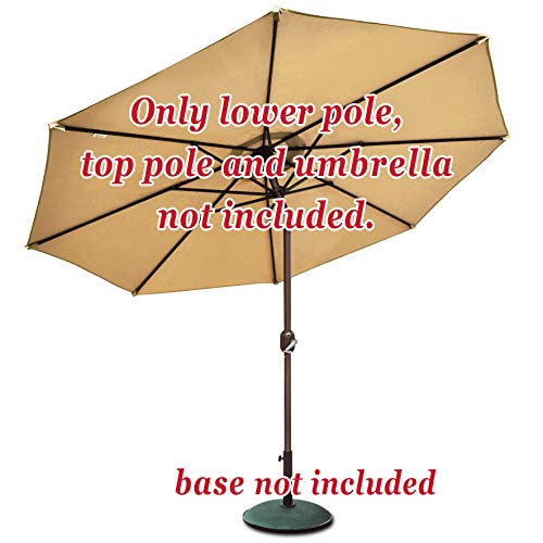 Strong Camel Patio Umbrella Steel Lower Pole Without Button (33.5'') #TOP2