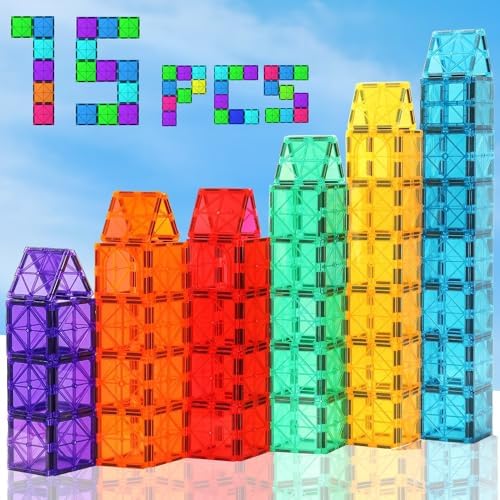 ToyDen 15Piece Square Tile Expansion Set Build Endless