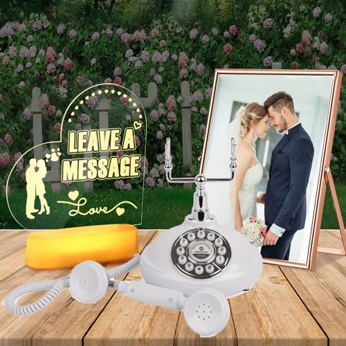 Livre d'or audio de mariage vintage pour capturer les voix de vos proches