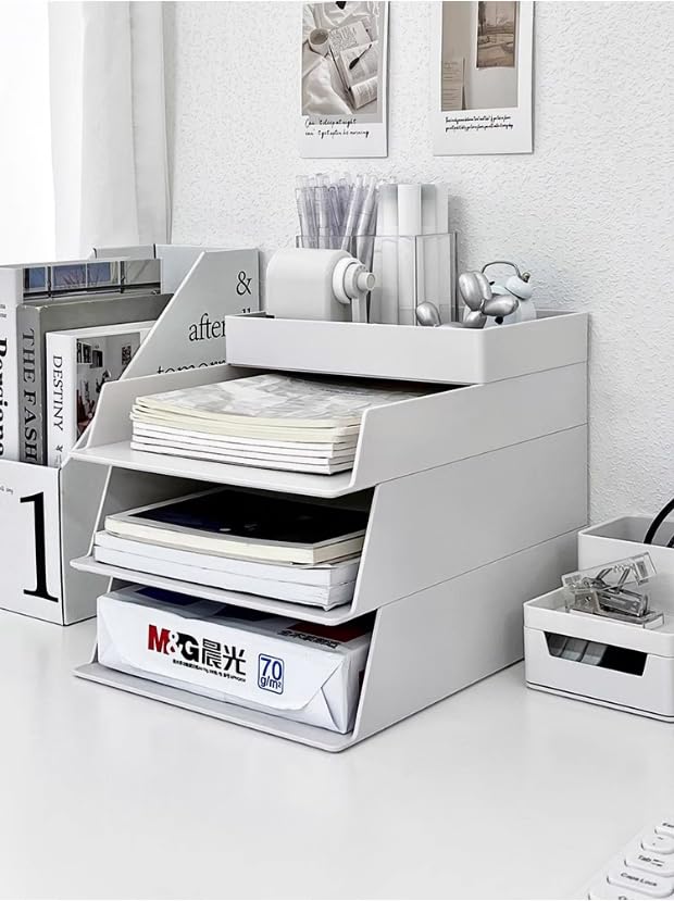 Amazon.co.jp: Onesall A4サイズ レターケース 引き出しスライド式 縦