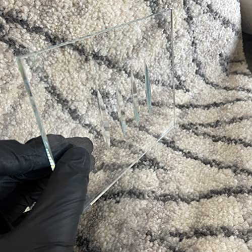 Unique Glass Coasters Unbreakable Glass Coaster Kit With Grooves For Bar And Party #TOP3