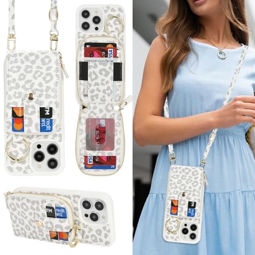 Coque iPhone 11 Pro Max en cuir SailorTech avec porte-carte et bandoulière