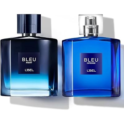 L'Bel Bleu Duo Set: Bleu Intense and Bleu Night Parfum/Perfume 100 ml / 3.3 fl.oz. each