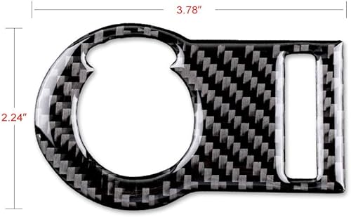 Miniatura 2 de AIRSPEED Adhesivo de fibra de carbono para interruptor de faros de coche, calcomanía interior compatible con Chevrolet Camaro 2010-2015 Accesorios