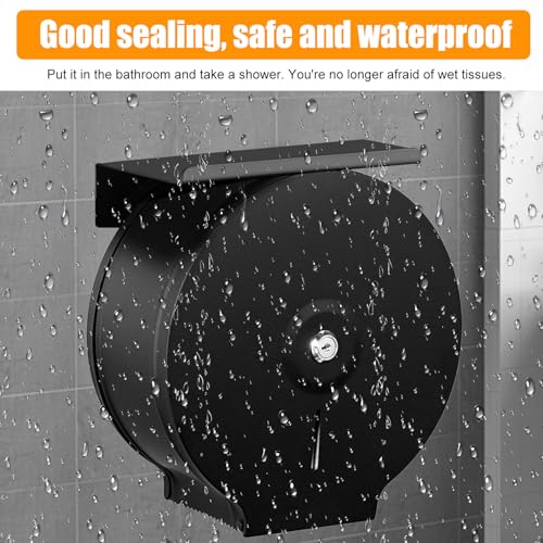 Image of 1Pcs Commercial Jumbo Toilet Paper Dispenser, 9in /22.9cm Roll