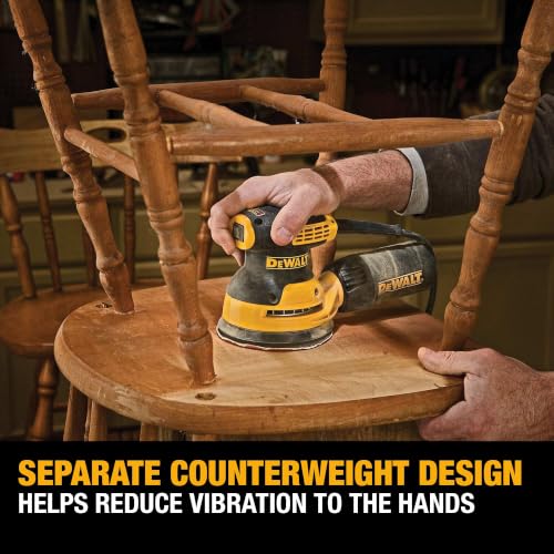 DEWALT Orbital Sander, 5 Inch Palm Sander Tool, 12,000 OPM (DWE6421) - Image 5